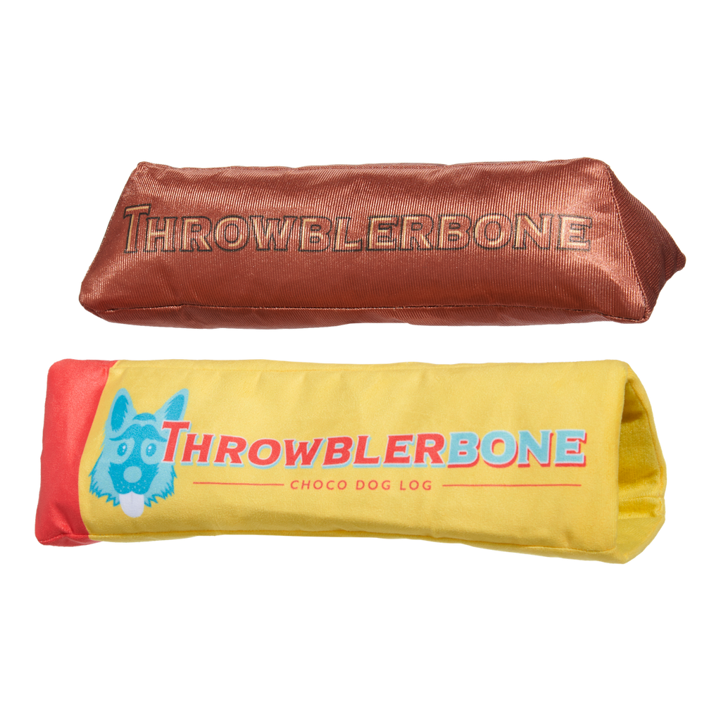 ThrowblerBone Plush Extra-Large + Multi-Part + Enrichment Dog Toy