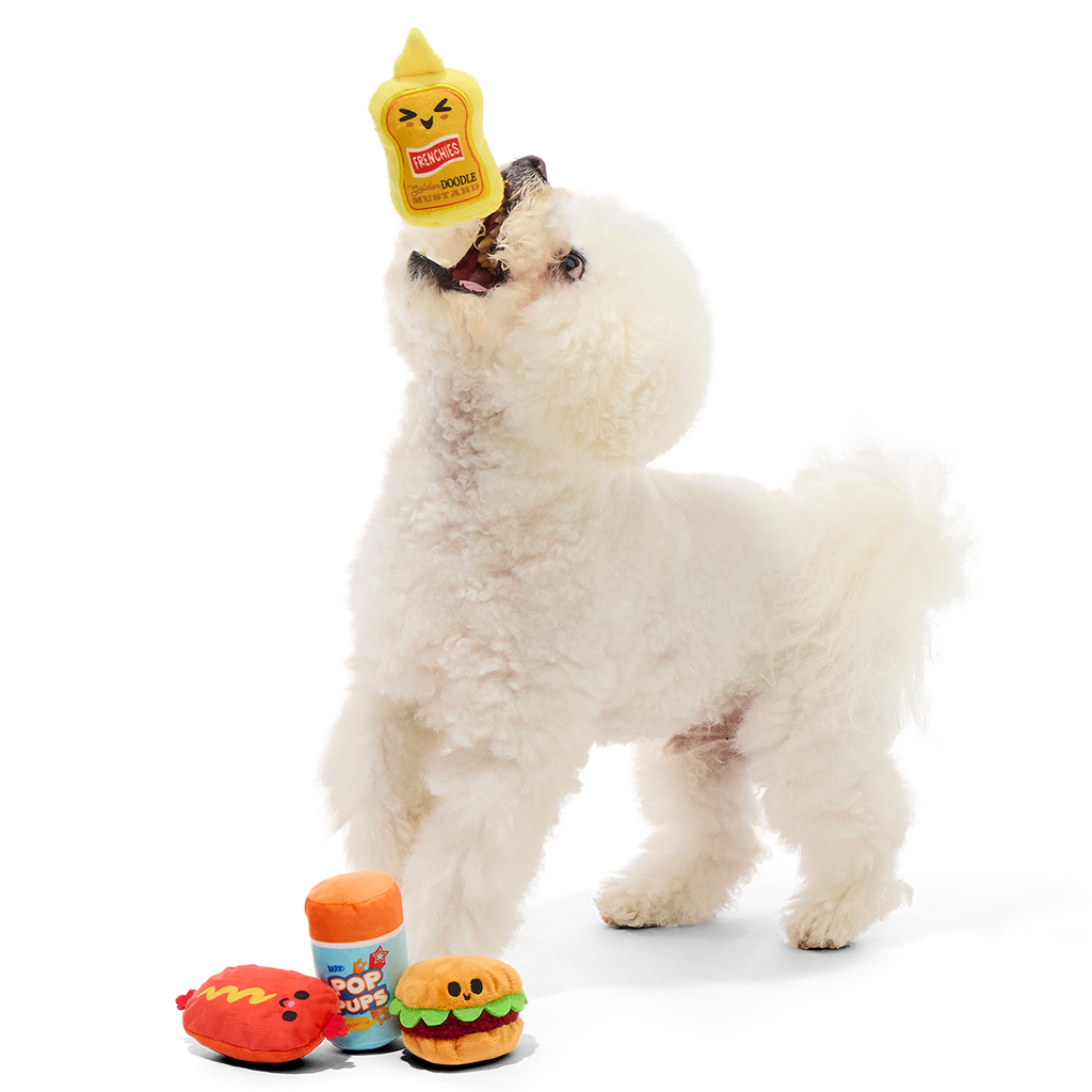 The Bark-B-Q Bunch Plush Multi-Part Dog Toy