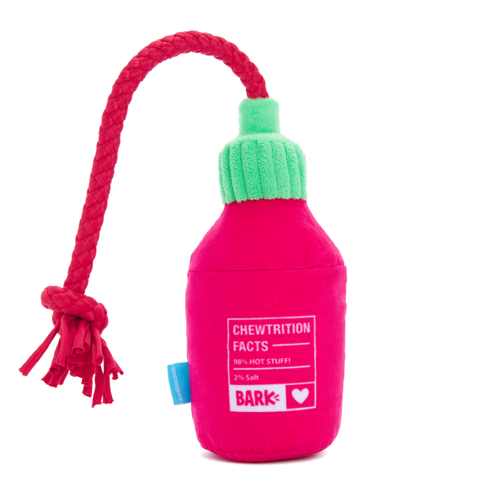 Hot Stuff Plush Tug Dog Toy