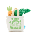 Dig These Veggies Plush Tug + Enrichment Dog Toy