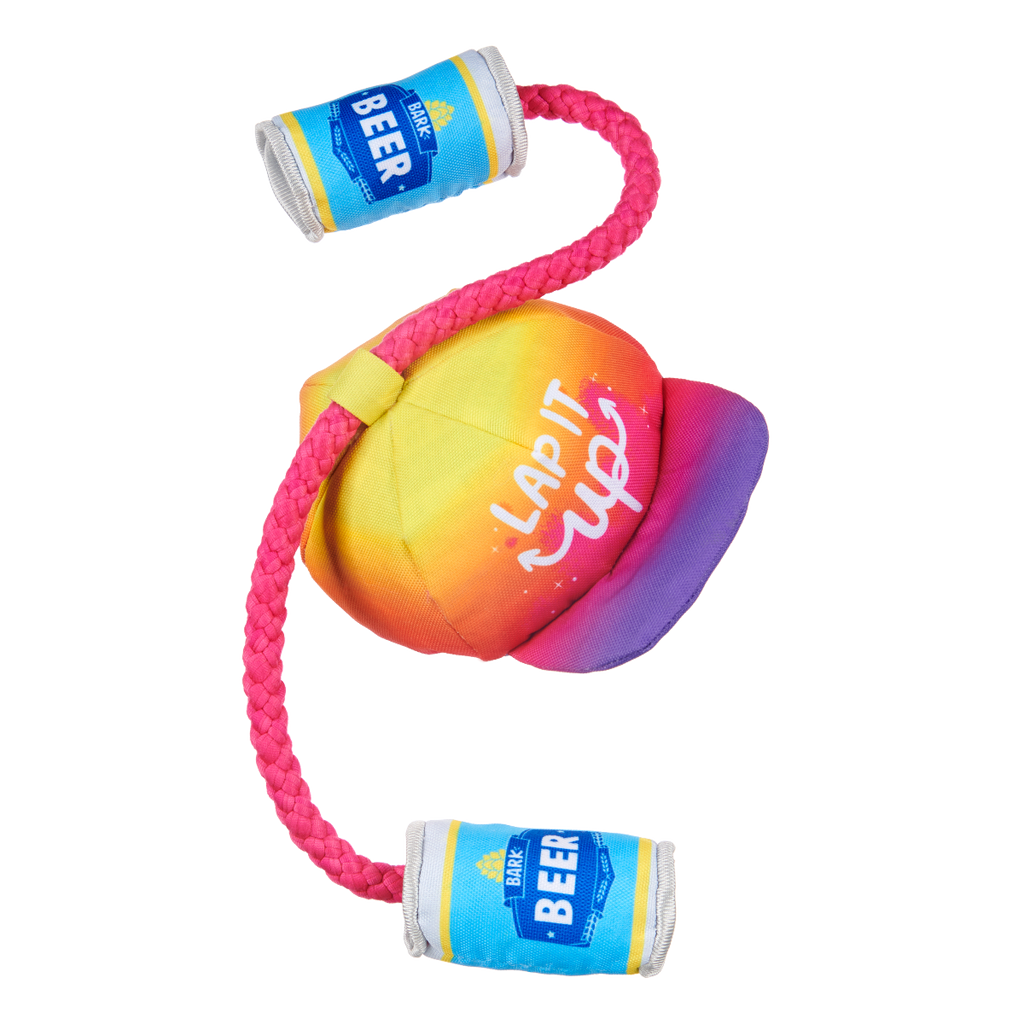 Chug n' Tug Hat Plush Dog Toy