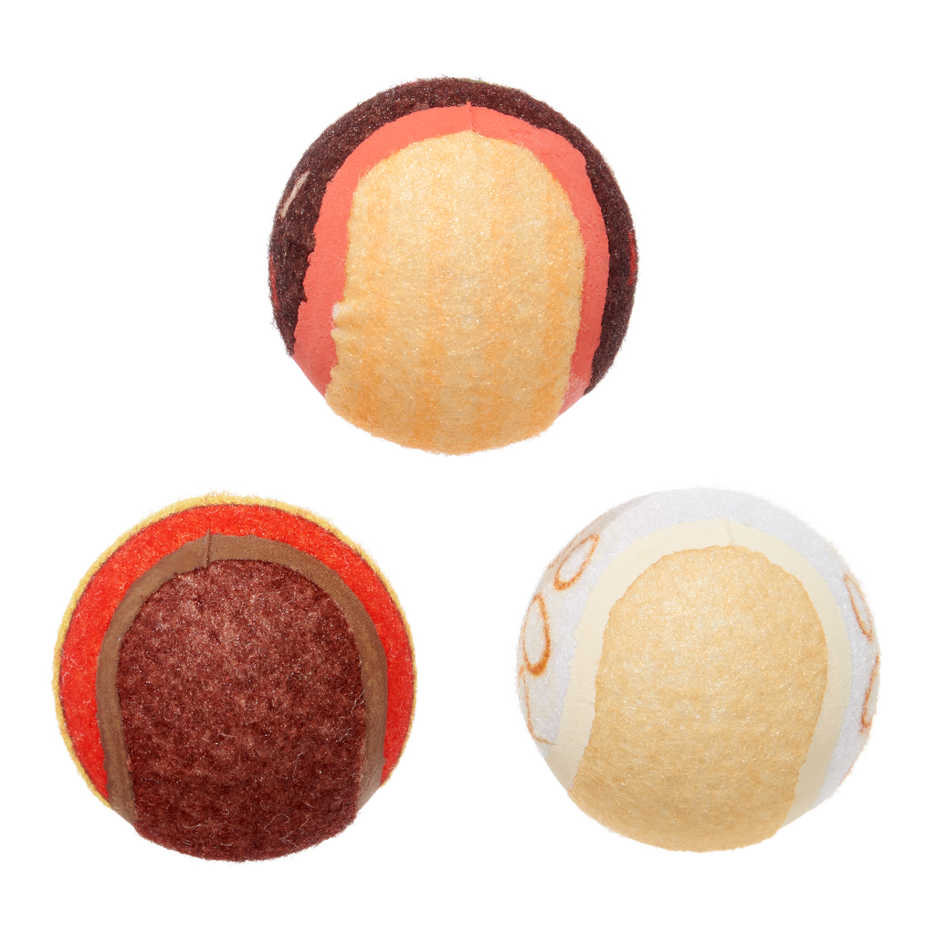 Ballscoti Cookies Plush Multi-Part Fetch Dog Toy