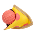 Lil Squeaker's Pizza Super Chewer Durable 2-in-1 Fetch Dog Toy