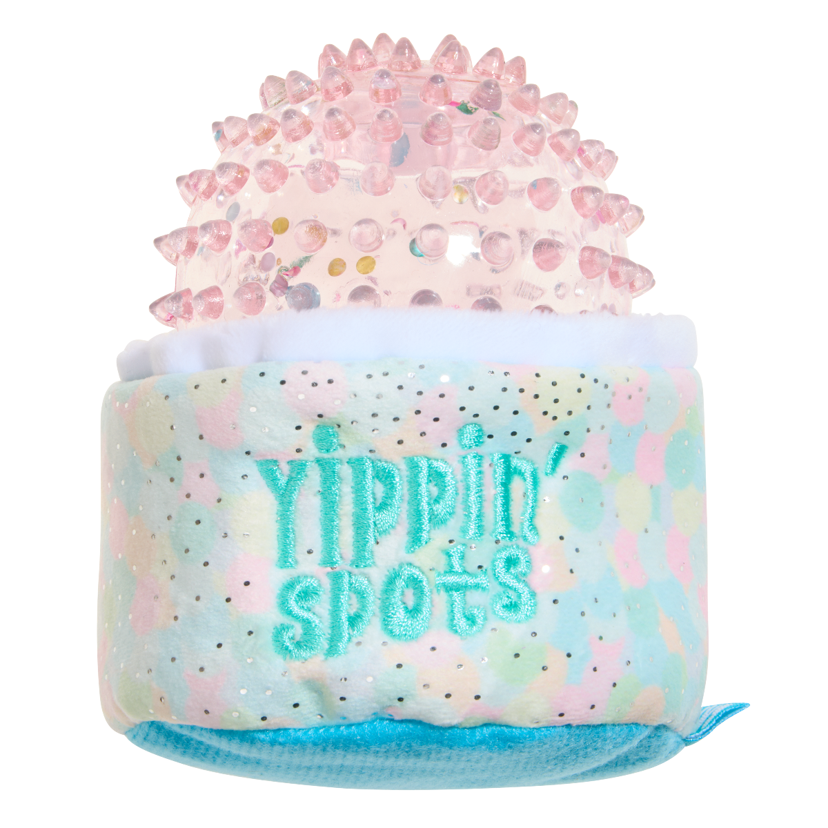 Yippin’ Spots Plush Multi-Part + Fetch + Enrichment Dog Toy