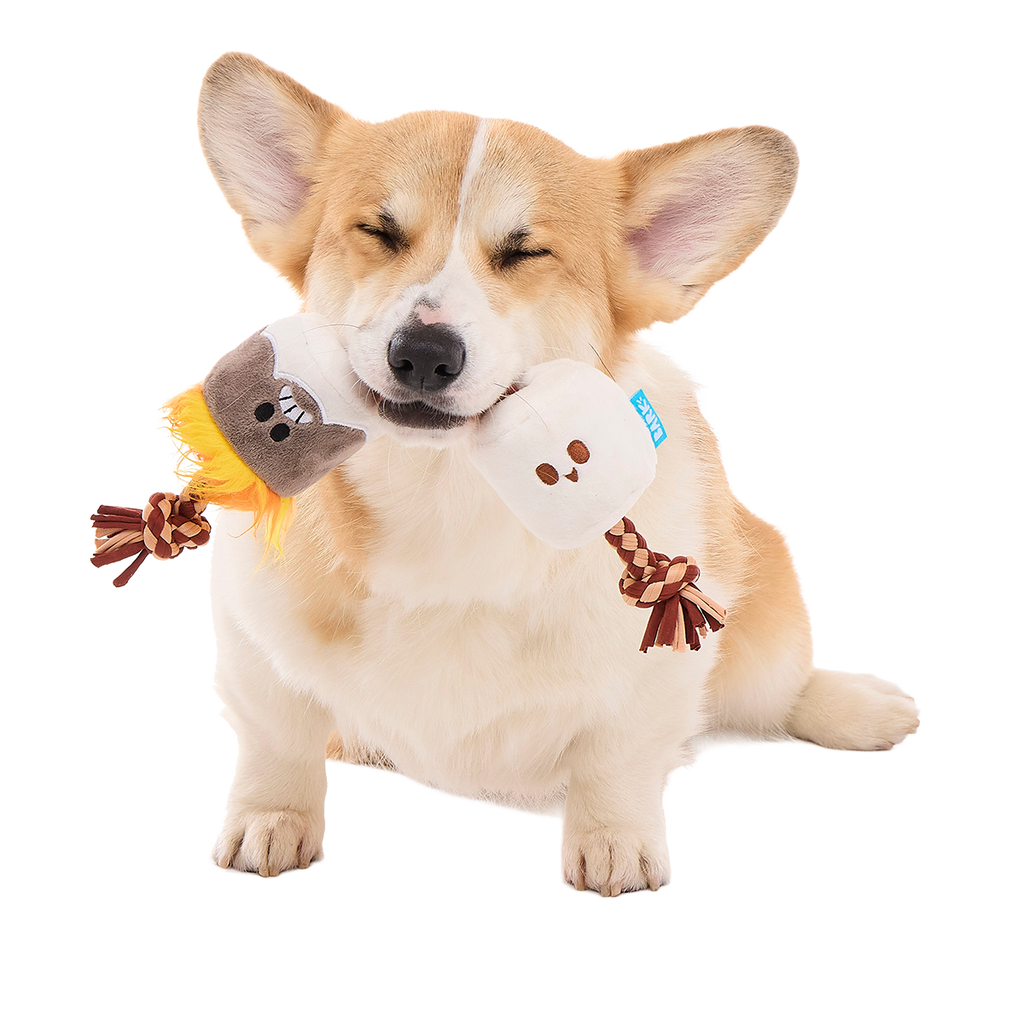 Tug Of S'more Plush Tug Dog Toy