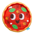 Signore Pizza Face Plush Fetch Dog Toy